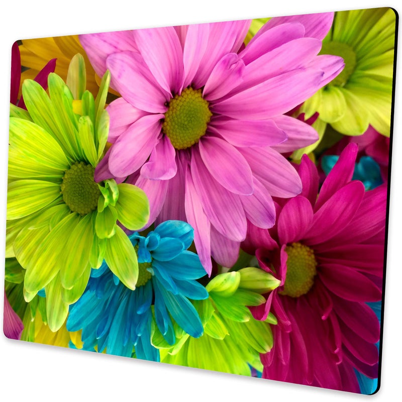 SHALYSONG Watercolor Flower Mousepad Computer Mouse pad with Design Personalized Mouse pad for Laptop Computer Office Decoration Accessories Gift - Image 1